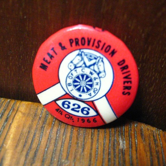 I.B. OF T.C.W. & H OF A Teamsters Union 1966 Lapel Pin - Picture 2 of 4